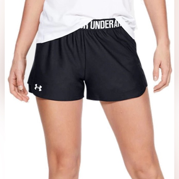 Under Armour Running Short Heatgear in Black Womens Large - Picture 1 of 4